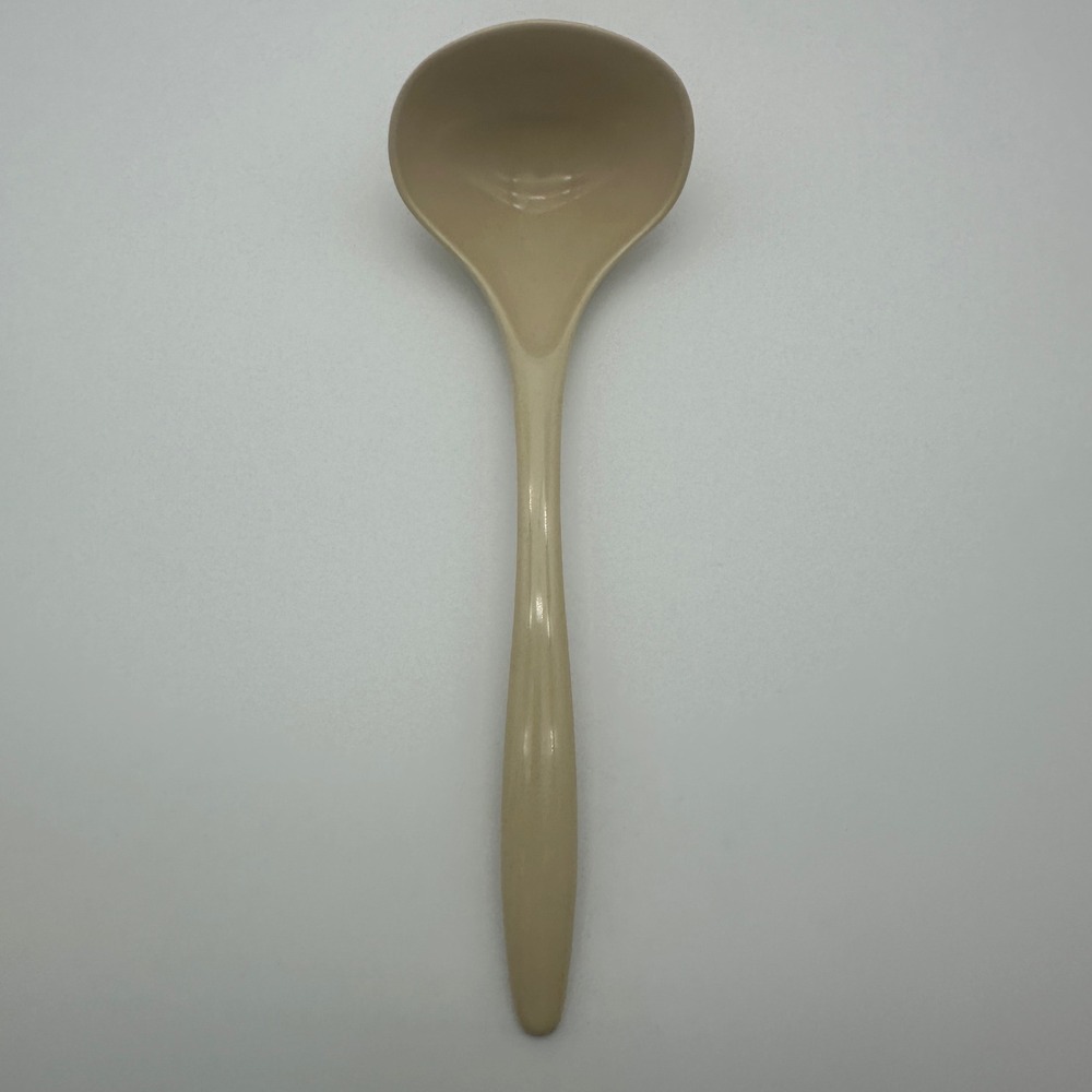 Hutzler 525 Melamine Soup Ladle Tan Beige Kitchen Utensil 11" Made in Thailand